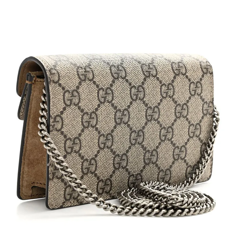 Super Mini Dionysus Shoulder Bag Taupe Super Mini Dionysus Shoulder Bag Taupe