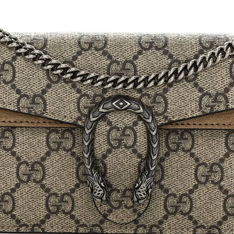 Super Mini Dionysus Shoulder Bag Taupe Super Mini Dionysus Shoulder Bag Taupe