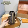 Yellow Leather Messenger Bag