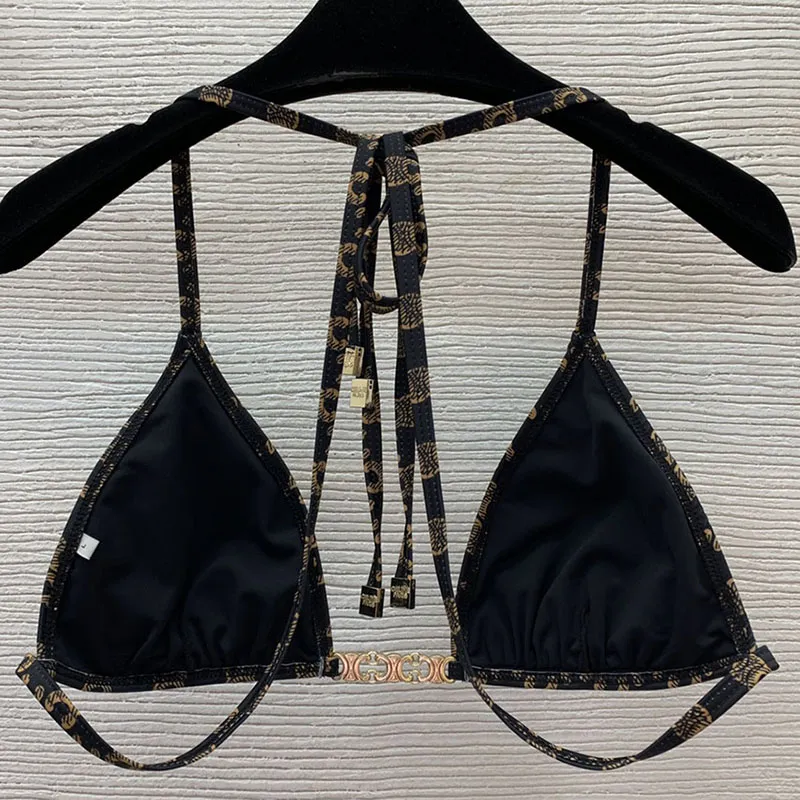 Triangle Stripe Two Pieces Bikini Triangle Stripe Two Pieces Bikini