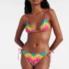 Printed Flowers Two Pieces Bikini Printed Flowers Two Pieces Bikini