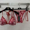 Triangle Flowers Two Pieces Bikini Triangle Flowers Two Pieces Bikini