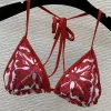 Triangle Flowers Two Pieces Bikini Triangle Flowers Two Pieces Bikini